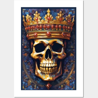 CROWN SKULL HOME DECOR Posters and Art